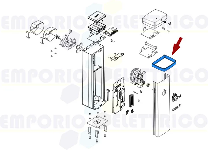 came ricambio corona illuminazione gpx40 2pz 88003-0044