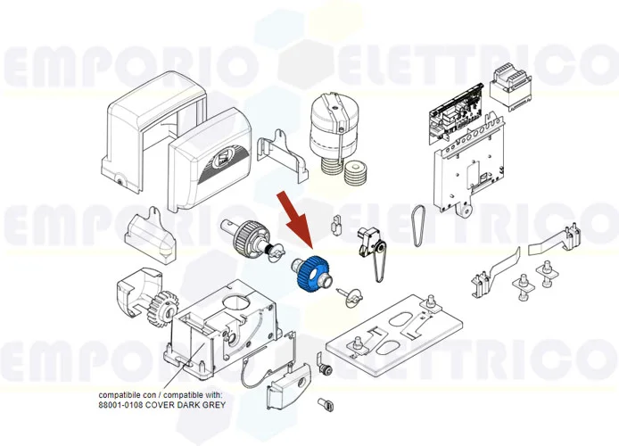 came spare part crown z=33 bx 88003-0001