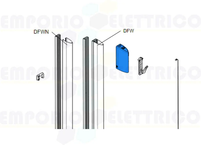 came spare part sensitive edge caps 2 pc df dfw dfwn 119rir225 rir225