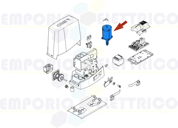 came spare part motor group bkv reversible 88001-0267