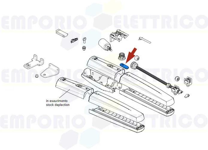 came spare part lock cup opp001 ral 7024 88001-0081