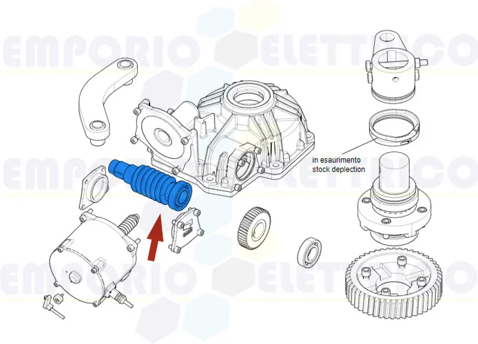 came spare part endless screw frog plus 119ria114