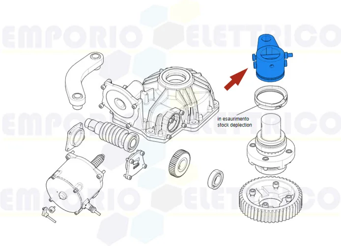 came spare part transmission arm frog plus 119ria115