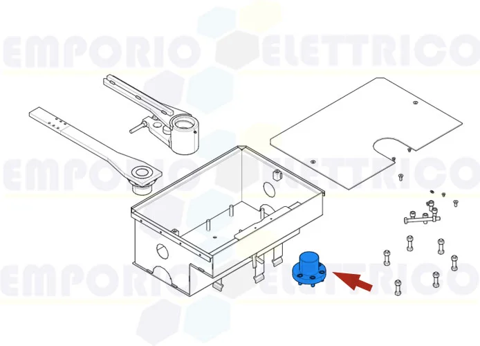 came spare part foundation box pin frog plus 119ria105