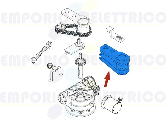 came spare part left bracket for superfrog gate 119ria039