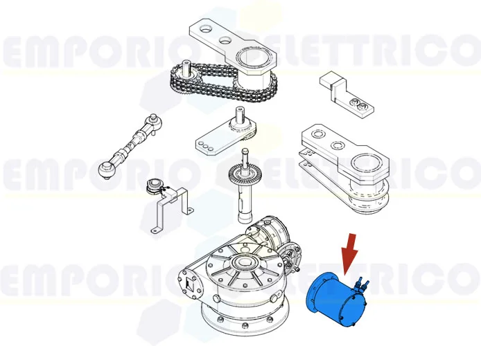 came spare part frog-ms motor unit 119ria081