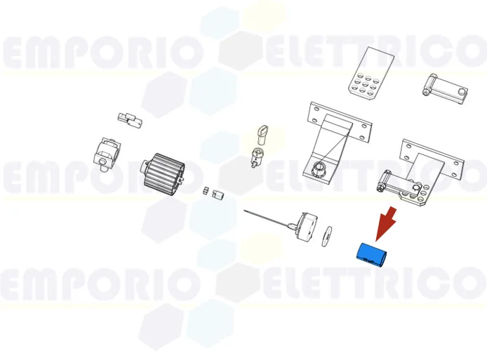 came ricambio condensatore microf 9 con cavi 119rir293