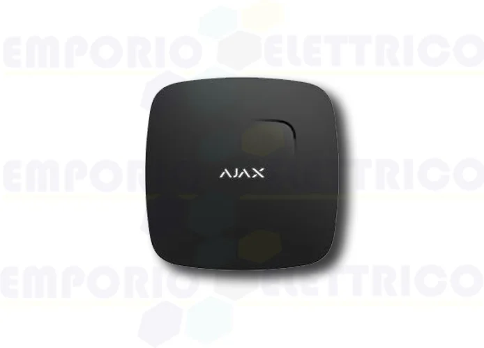 ajax wireless smoke detector black colour fireprotect plus 38106