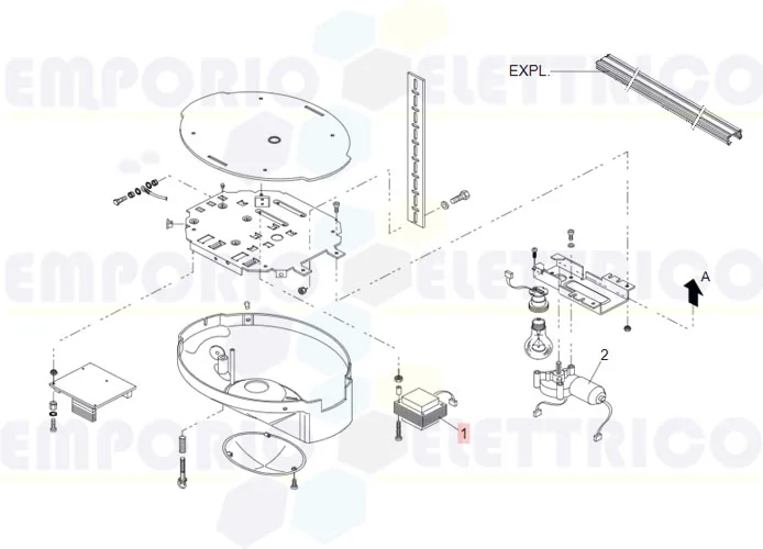 faac spare part transformer d600/zodiac 60 7501265