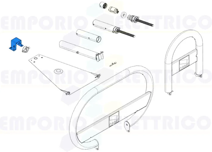 came spare part motor fixing support unipark 119riu002