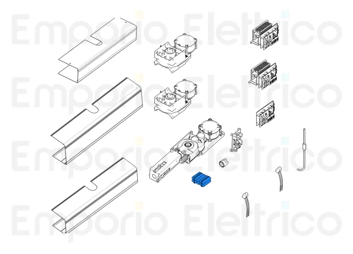 came spare part fluo batteries 12v 2000 mah 119rip159