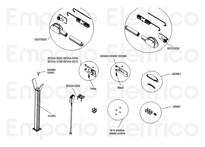 came spare part blinking card for lamps gard g0460 119rir064