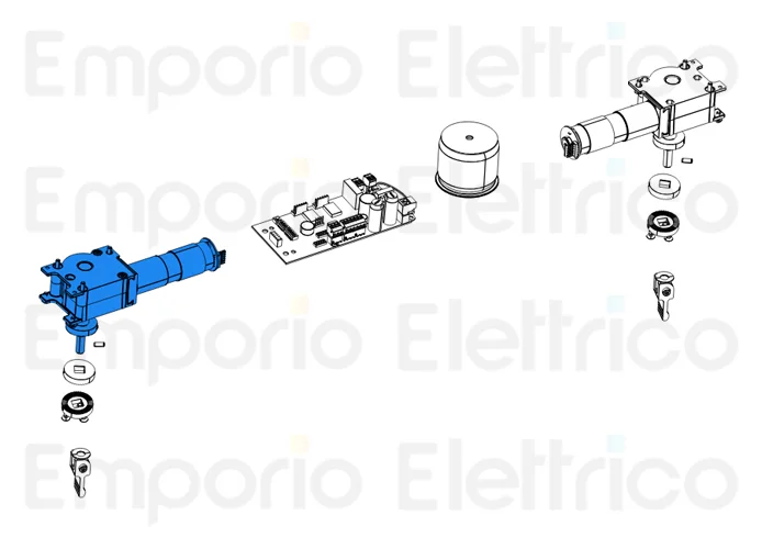 came spare part left-hand gearmotor group volare 119rid393