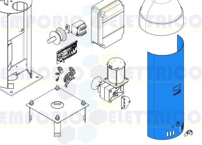 came spare part front cover cat-x 88003-0172 (ex code 119rix012)