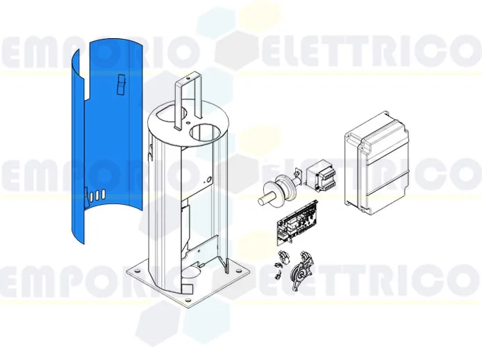 came spare part rear cover cat-x 88003-0173 (ex code 119rix013)